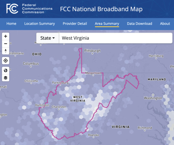 New FCC broadband maps released - 06 02 23 FCC Map 603x500 